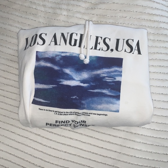Pull & Bear Los Angeles Sweatshirt Size L - Picture 2 of 4